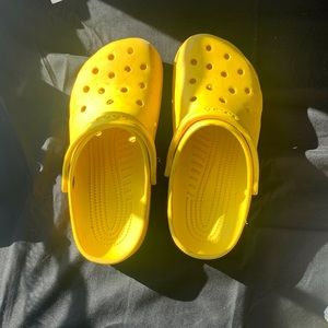 Yellow crocs size 9 women